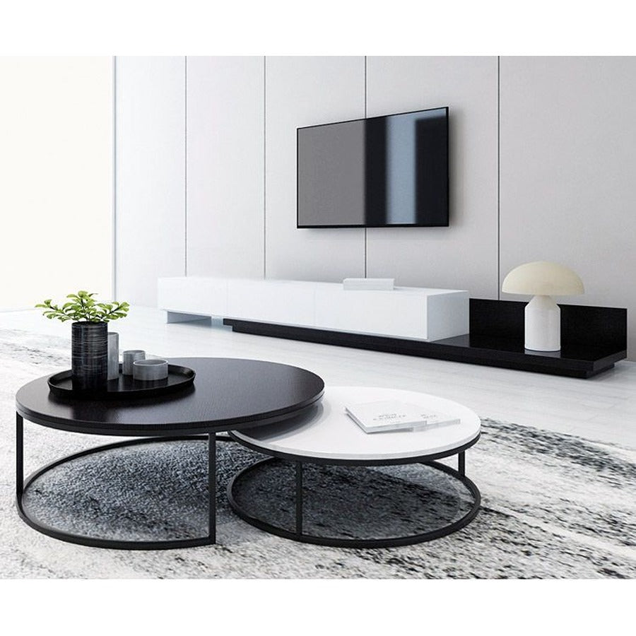 Tv table and coffee table set -Set124
