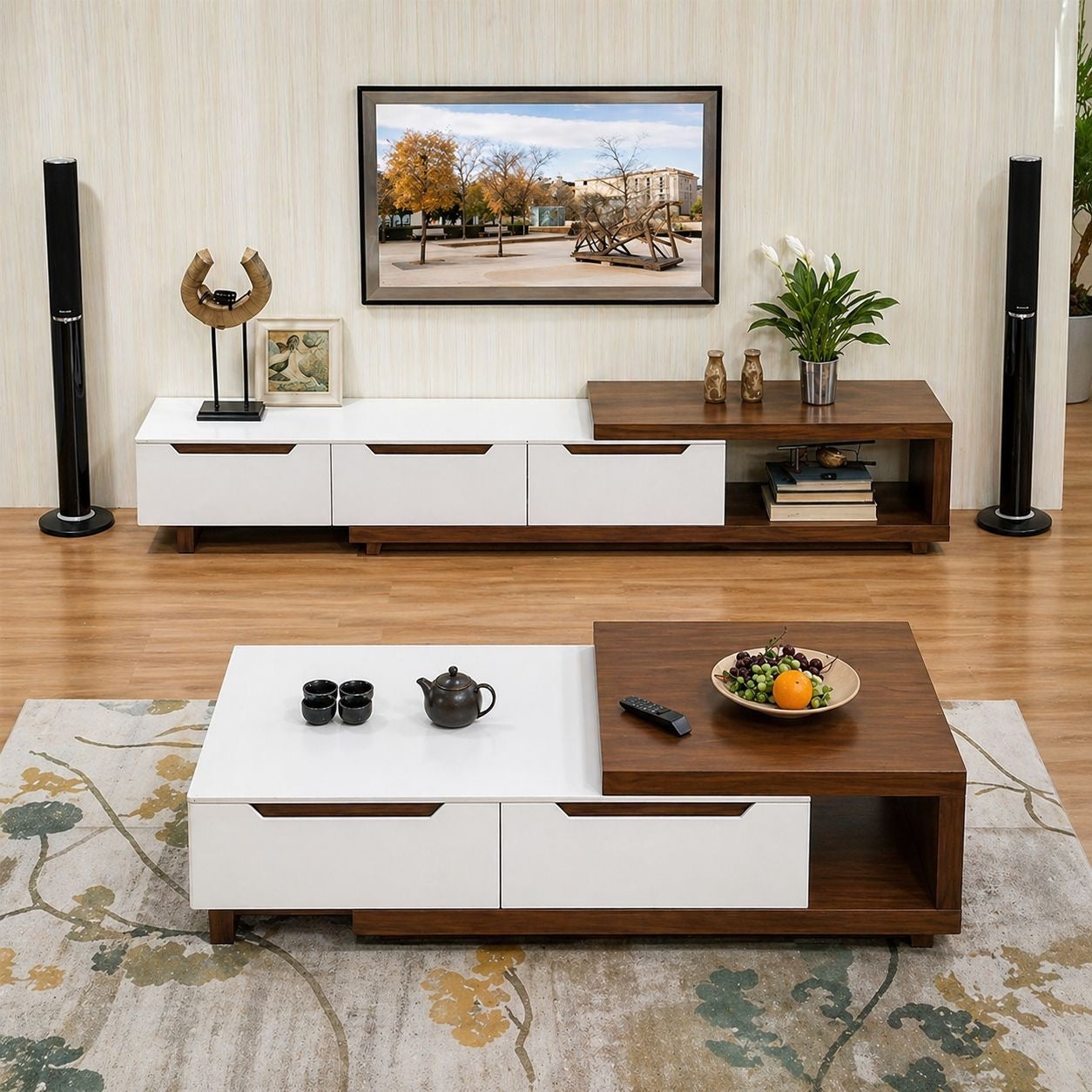 Tv unit and coffee table set -Set121