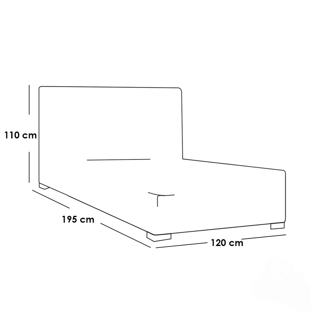Single metal Bed -B-001