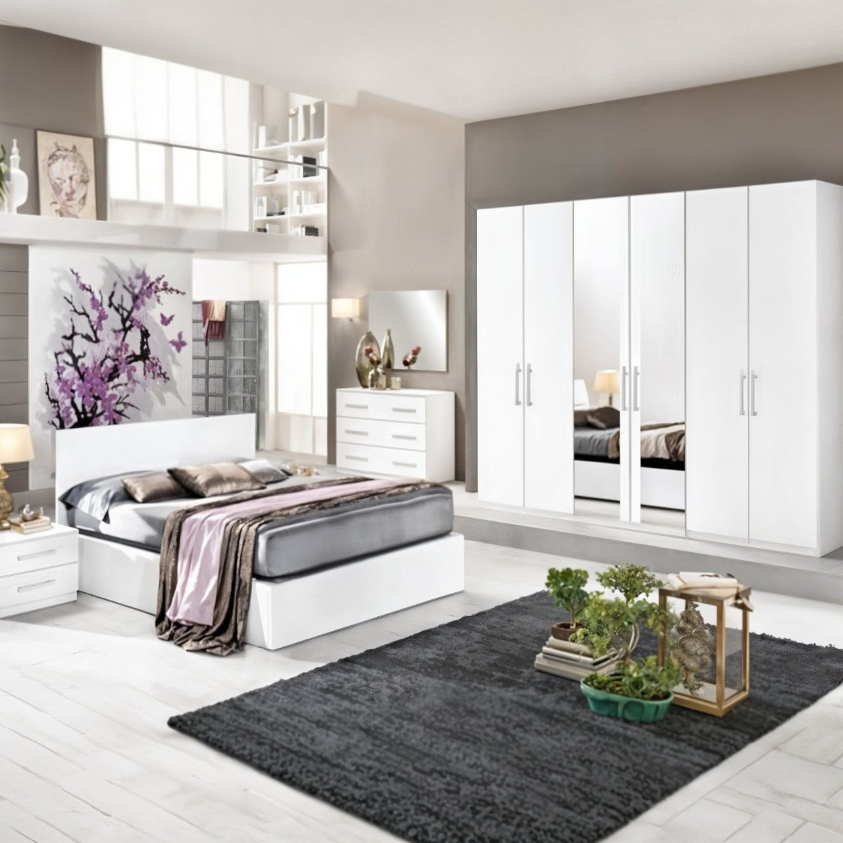 Wood Bedroom 4 pieces- BR 004