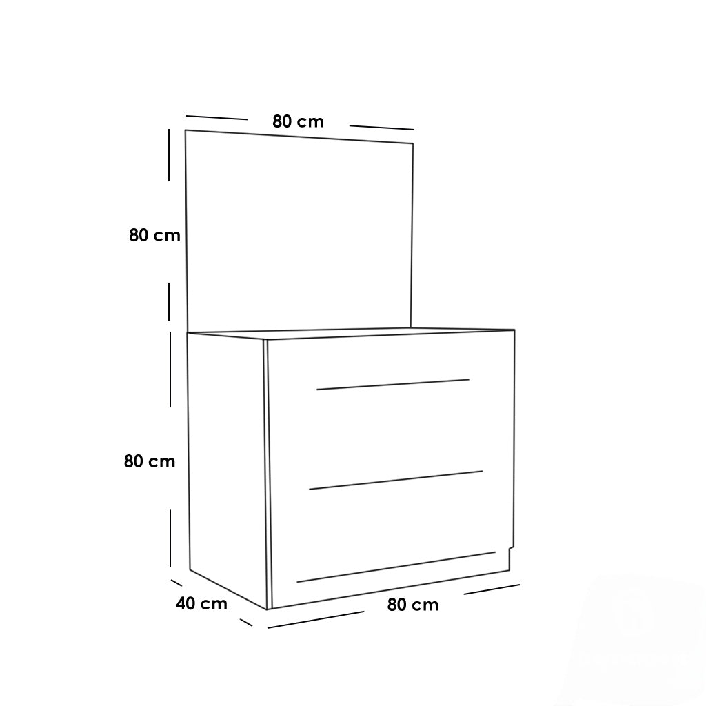Wood Bedroom 4 pieces- BR 004