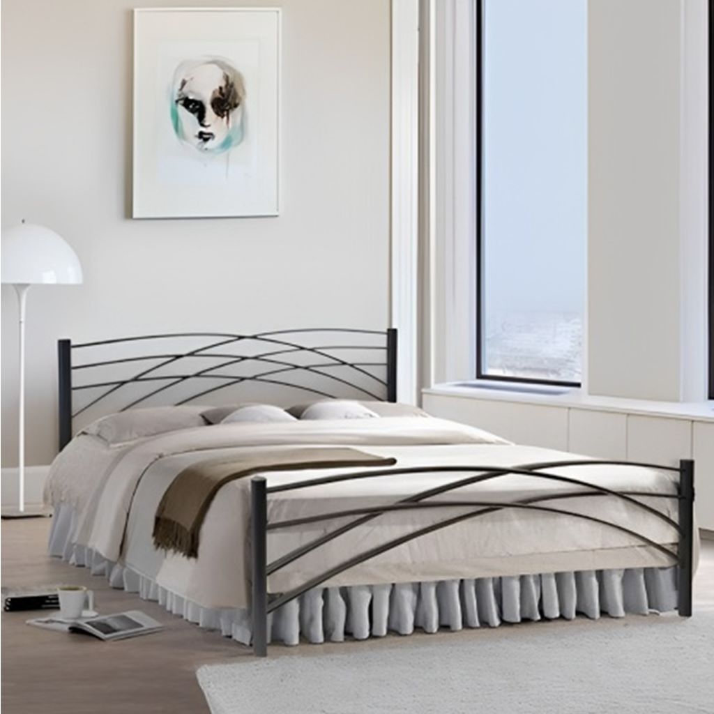 Single metal Bed -B-002