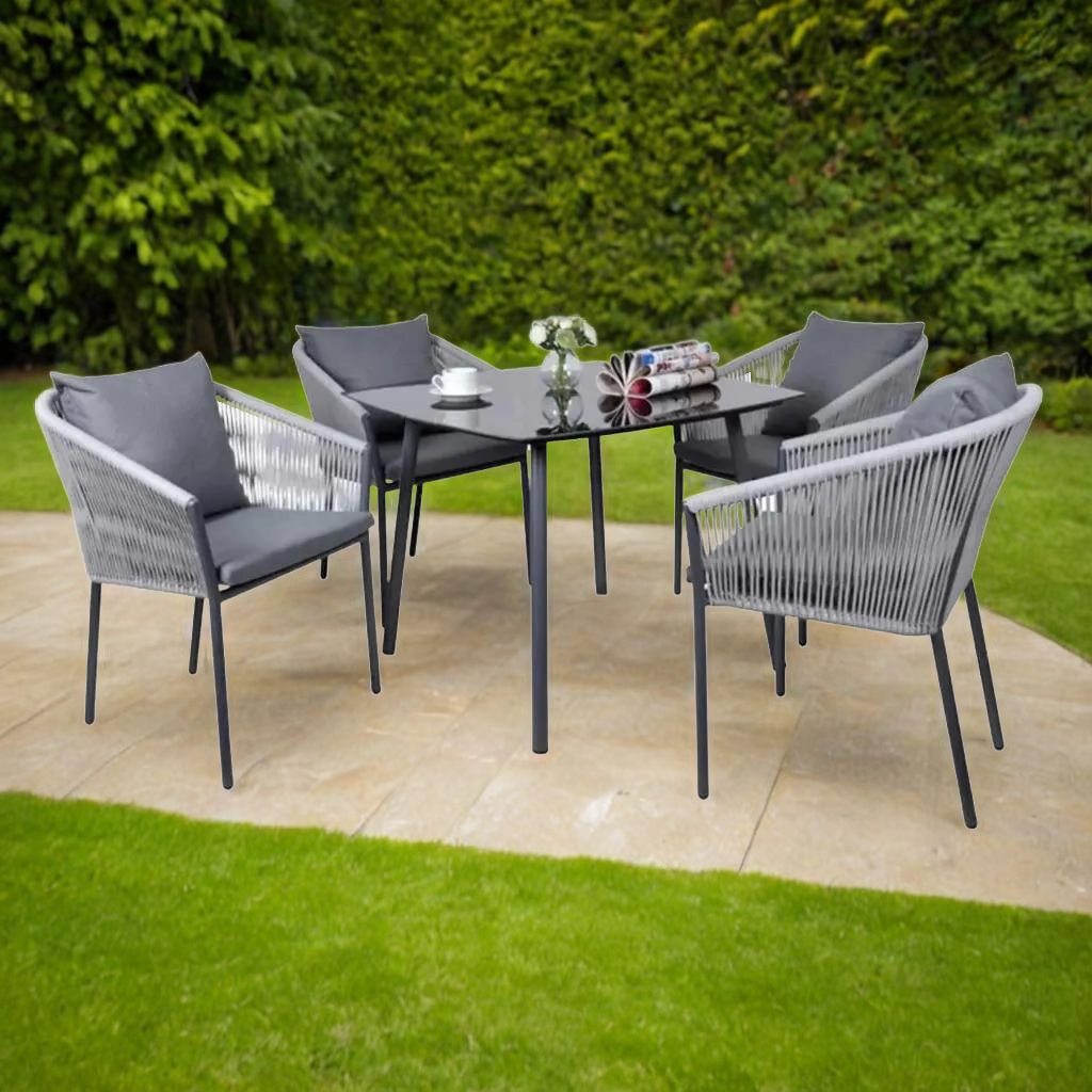 5 piece metal outdoor furniture set - CS 012