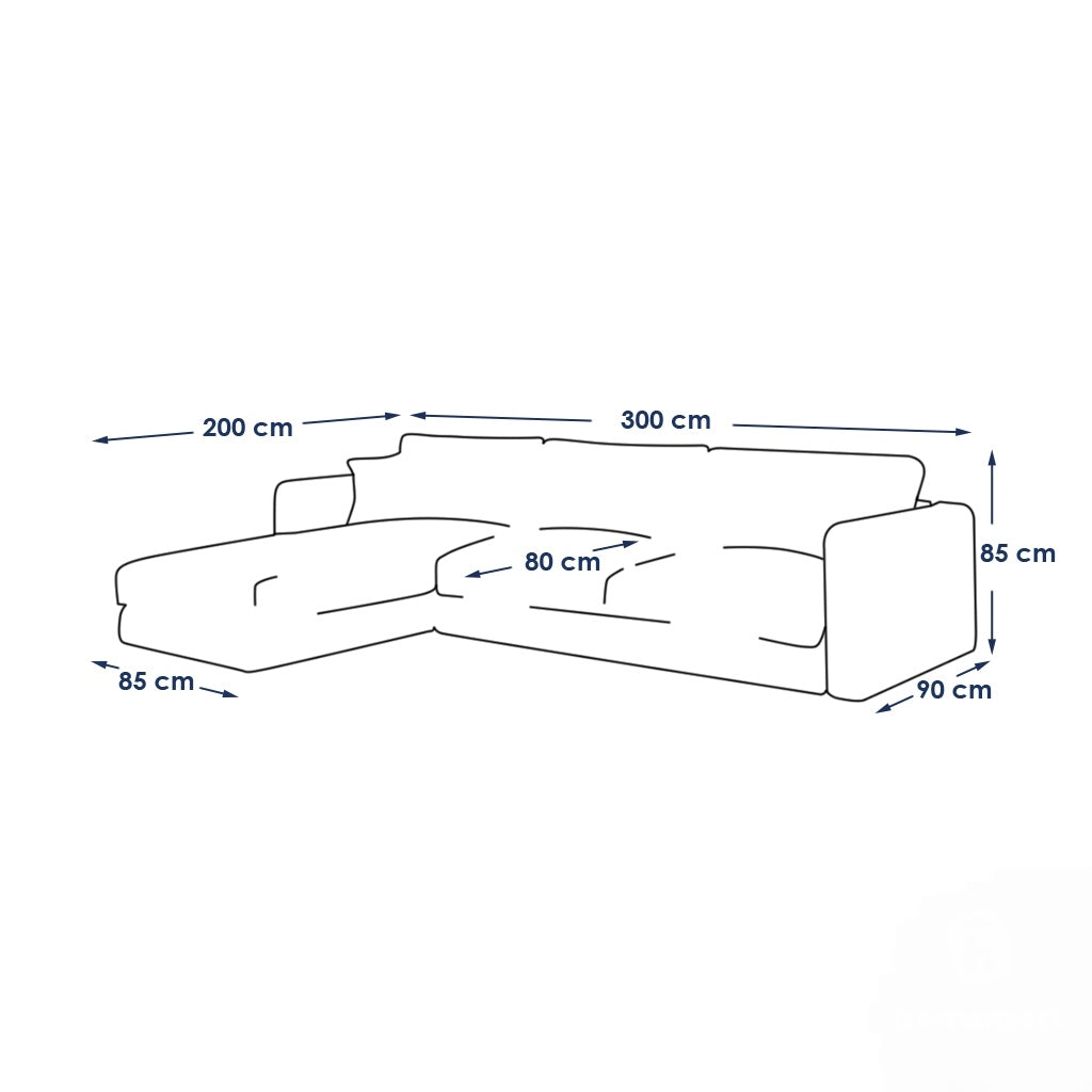 Corner sofa - Lshp 014