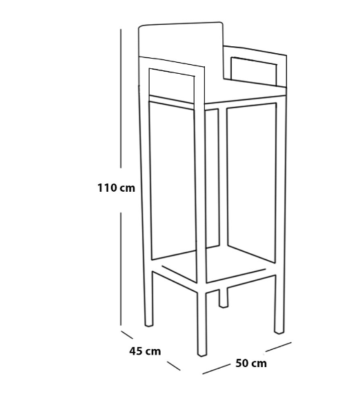 Metal bar chair -MC-0015
