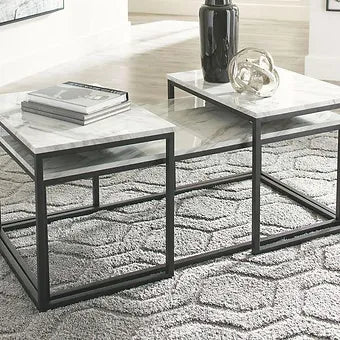 Steel Coffee Table Black CT-0051