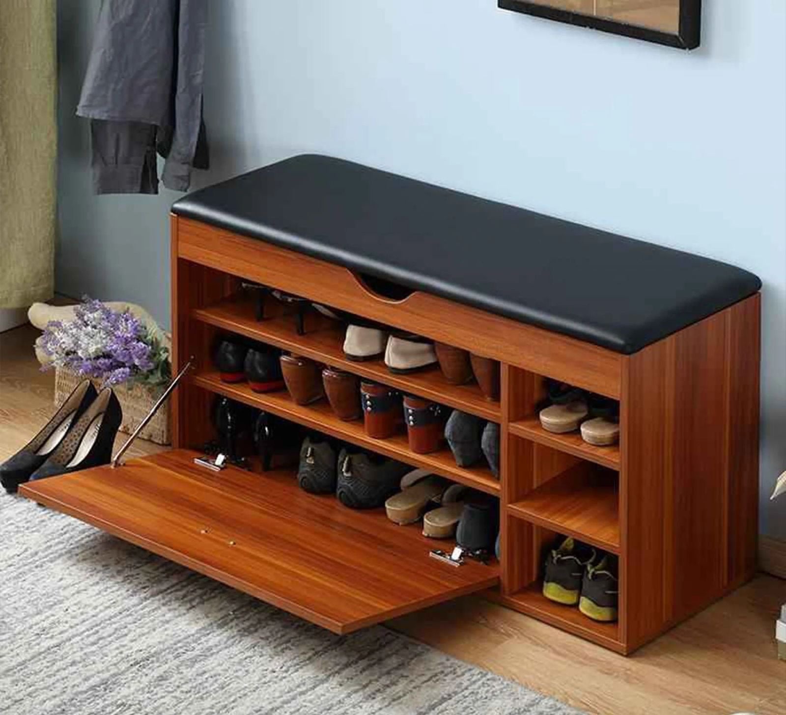 Shoe rack and banquette SR-0010