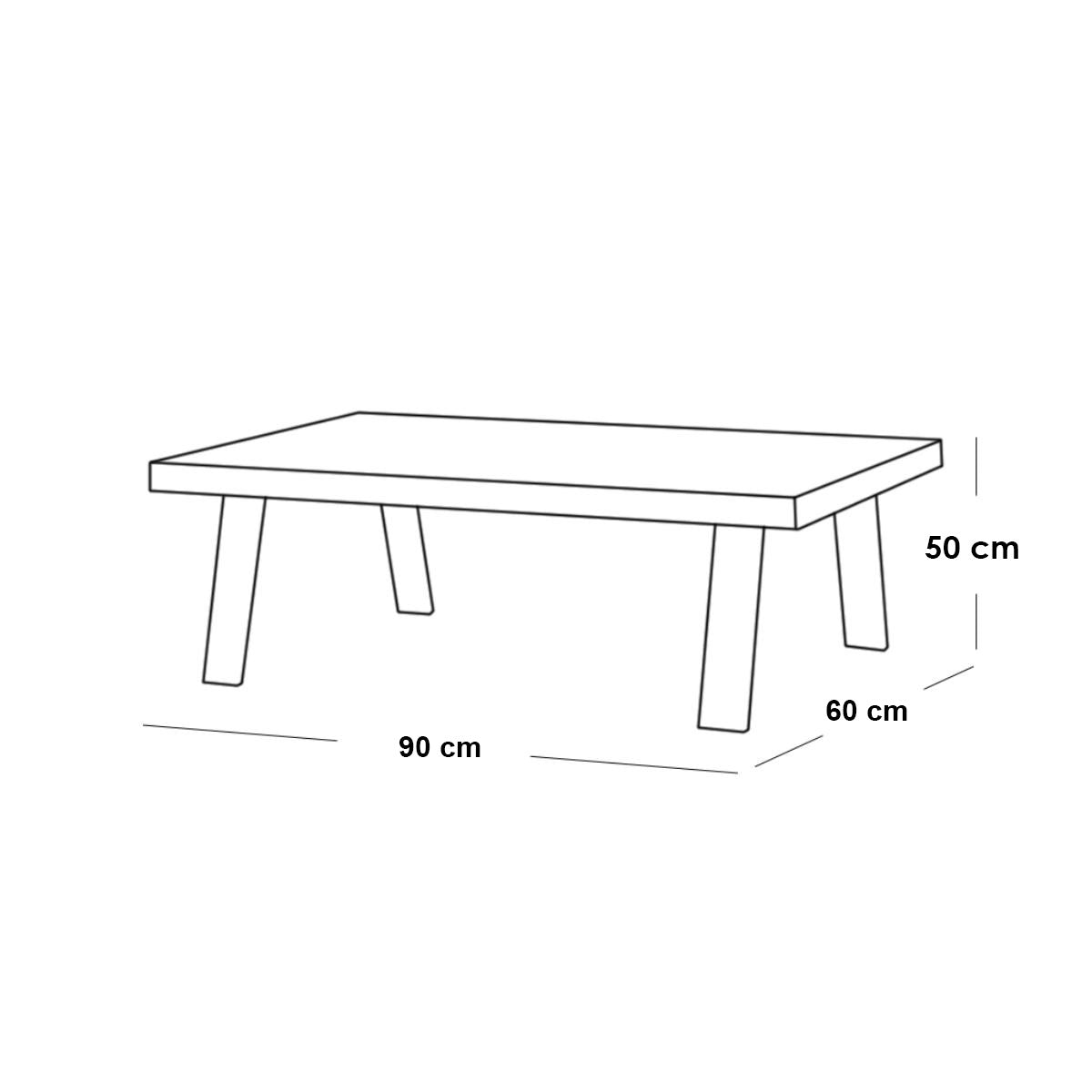 4-piece outdoor furniture set made of iron and waterproof fabric - CS 010