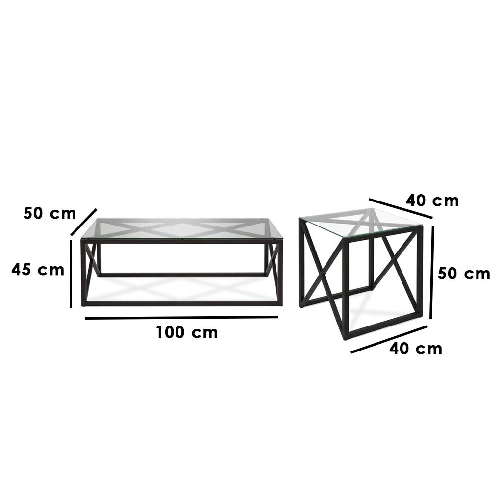 Coffee Table and Side Table Set -ST-0056