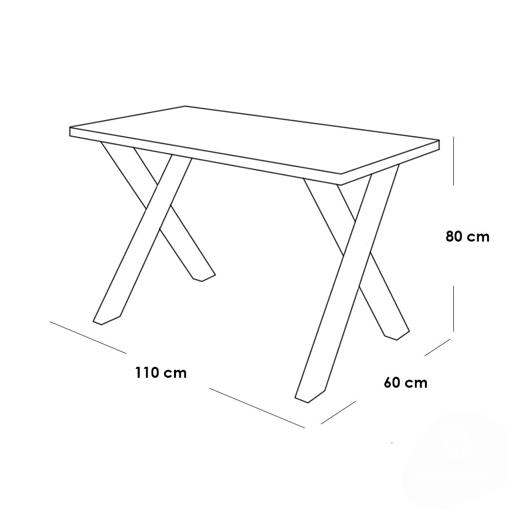 6-piece steel and jacquard outdoor furniture set - DR 150