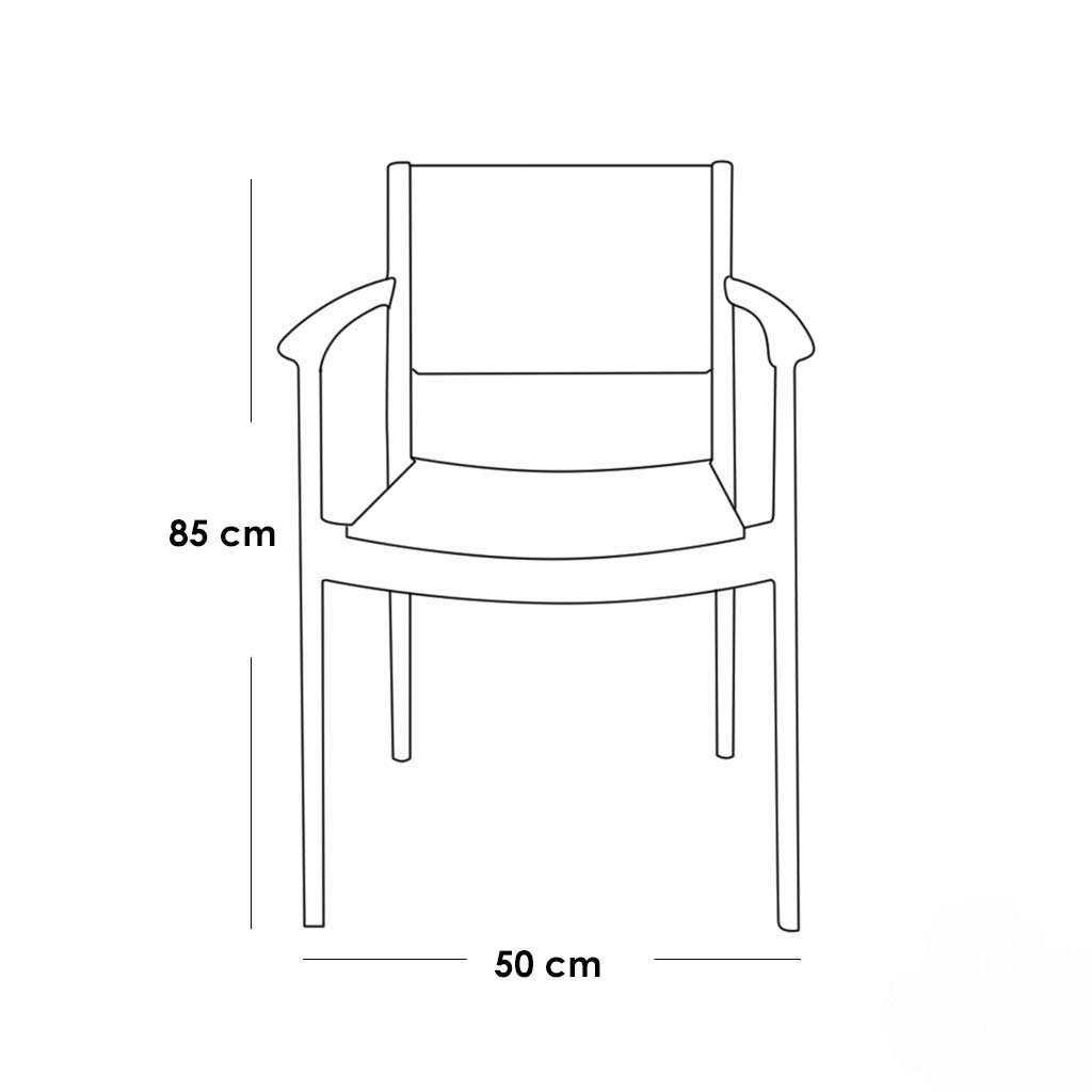 5 piece metal outdoor furniture set - CS 012
