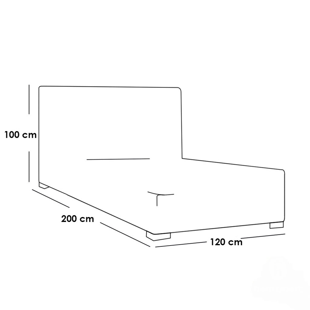 Single metal Bed -B-002