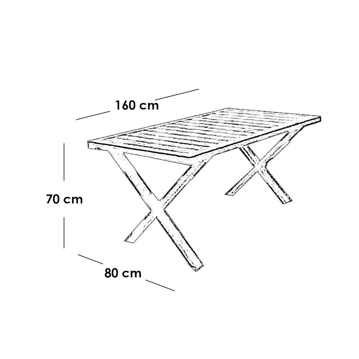 7-piece outdoor furniture set made of iron and waterproof fabric - CS 011