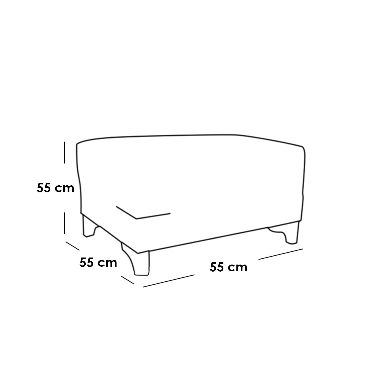 Corner sofa and 2 poufs - Lshp 013