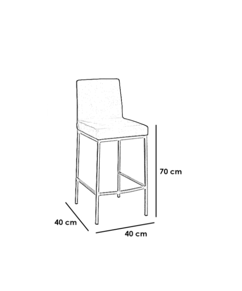 Metal bar chair -MC-0011