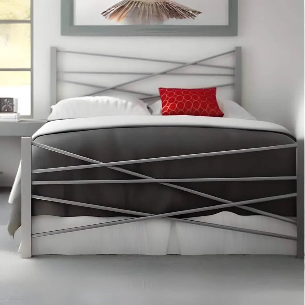 Single metal Bed -B-0012